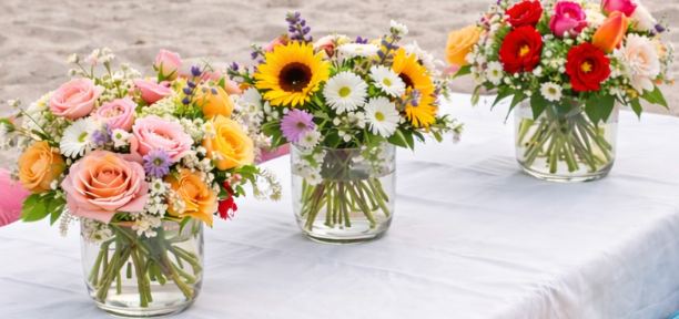 Petite Picnic Table Blooms