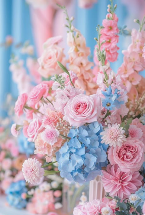 5 Center Pieces - Baby Shower