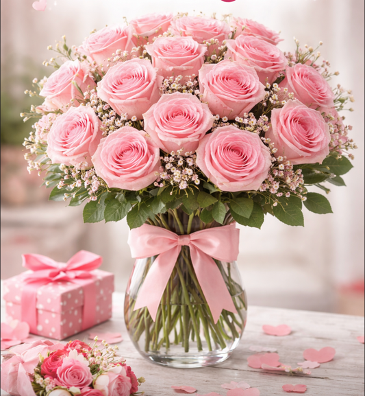 Valentines Day 2 Dozen Roses