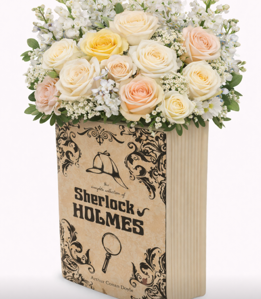 Sherlock Holmes Large Book Vase