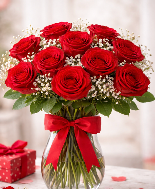 Valentines Day ONE Dozen Roses